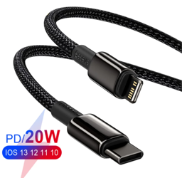 Baseus Tungsten Gold | Kabel USB-C - Lightning pro iPhone Power Delivery 20W 18W 2m