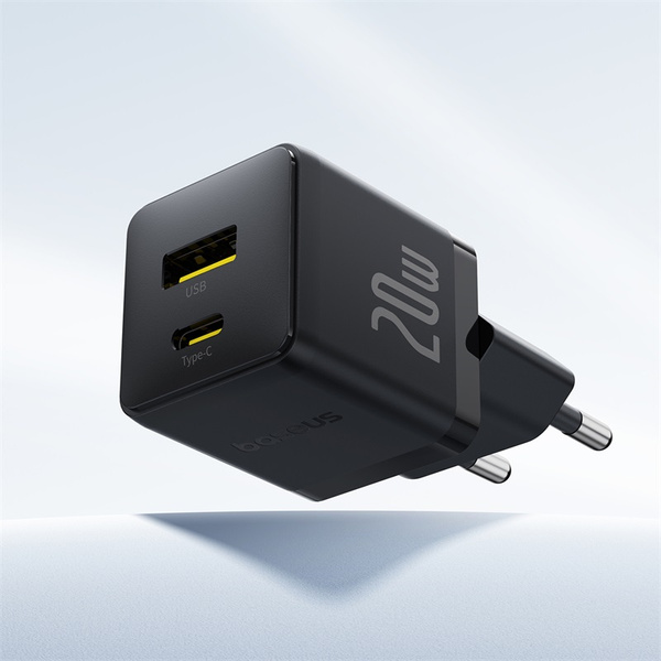 Baseus Palm | Rychlonabíječka, USB-C USB-A PD 20W zdroj napájení