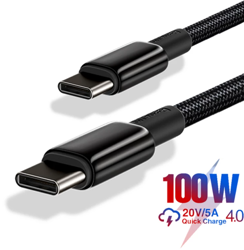 Baseus Tungsten Gold | Kabel Type-C USB-C 100W 5A Huawei SCP Quick Charge 4.0 PD Samsung AFC 1m