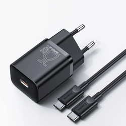 Baseus Super Si Sets | Nabíječka do sítě + kabel USB-C 25W QC3.0 PD