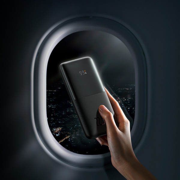 Baseus Bipow Pro | Power Bank 10000mAh 22,5W z kabel USB-C PD QC Samsung AFC