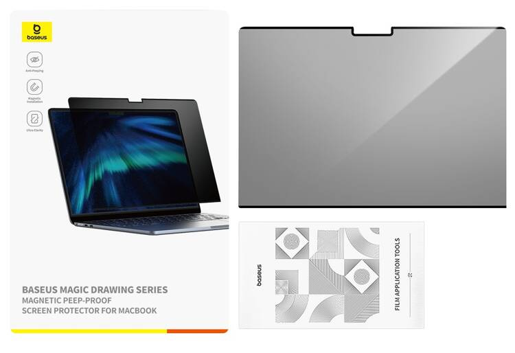 Baseus Magnetic Drawing Series | Magnetická fólie, ochrana soukromí pro MacBook Pro 13″ (2022)