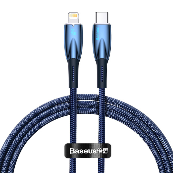 Baseus Glimmer Series | Kabel USB-C - Lightning pro iPhone Power Delivery 20W 1m