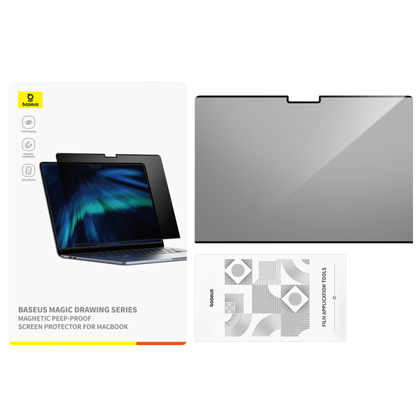 Baseus Magnetic Drawing Series | Magnetická fólie, ochrana soukromí pro MacBook Air 15,3″ (2023/2024)