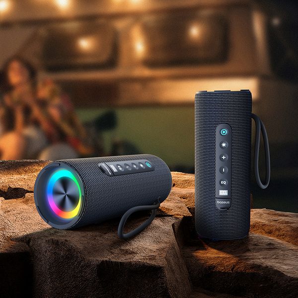Baseus AeQur 30 | Přenosný bezdrátový reproduktor Bluetooth 5.3, LED RGB + aplikace