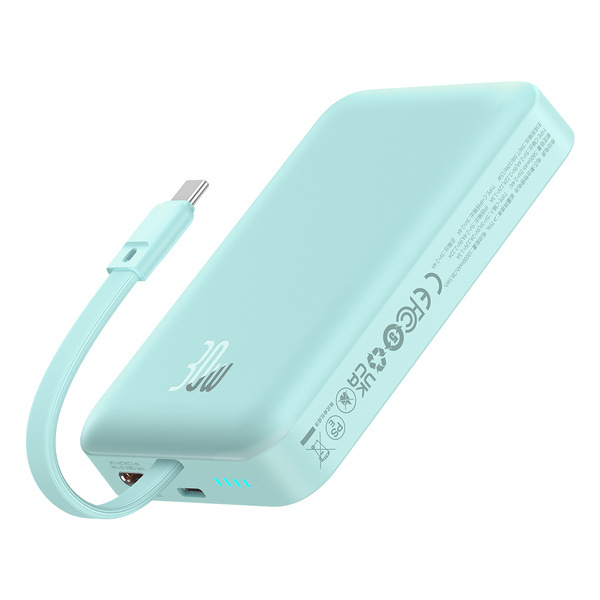 Baseus Magnetic Mini | Power Bank 10000mAh 30W USB-C s bezdrátovým nabíjením MagSafe s kabelem typu C