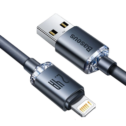 Baseus Crystal Shine | Kabel USB - Lightning pro Apple iPhone iPad AirPods 2m 2,4A