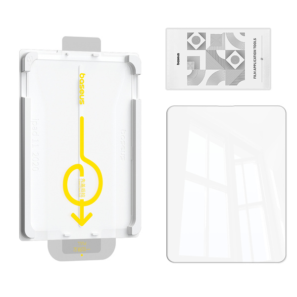 Baseus Crystalline HD Tvrzené sklo Pad Pro (2018/2020/2021/2022) 11'' /Pad Air 4/Air 5 10,9'' Čiré