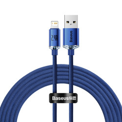 Baseus Crystal Shine | Kabel USB - Lightning pro Apple iPhone iPad AirPods 2m 2,4A